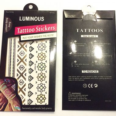 Glow in the dark tattoo