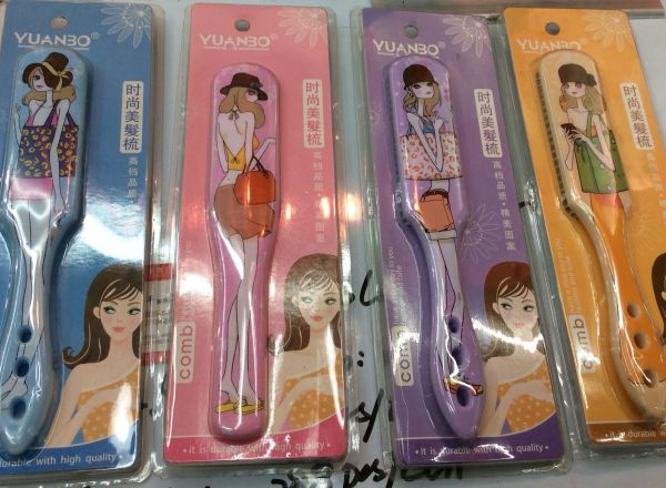 Hairbrush printed