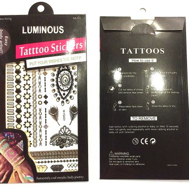 Glow in the dark tattoo