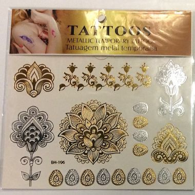 Metallic tattoo