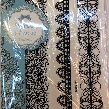 Henna lace tattoo