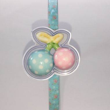 Patterned head band with fruit shape