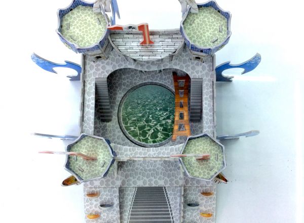 3D puzzle fantasy castle