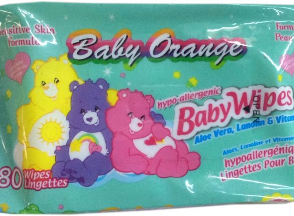 Baby wipes with aloe vera 80 wipes