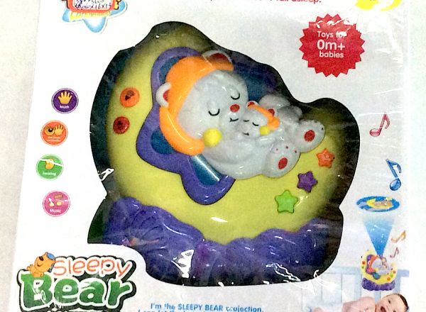 Sleepy bear baby toy