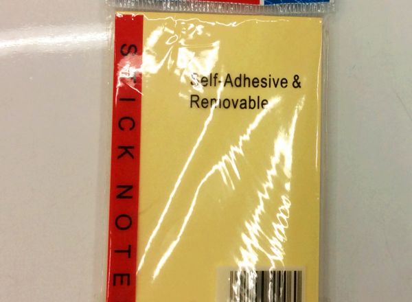 Sticky notepad 12.7x7.6cm