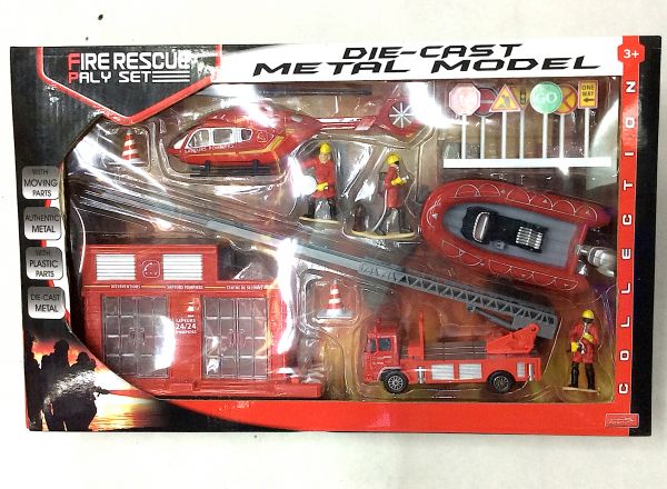 Fire rescue play set