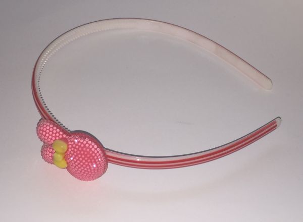 Patterned Head band with bunny shape