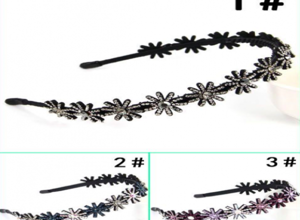 Hair band with Swarovski stones