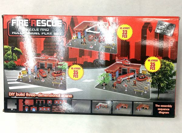 Fire rescue play set