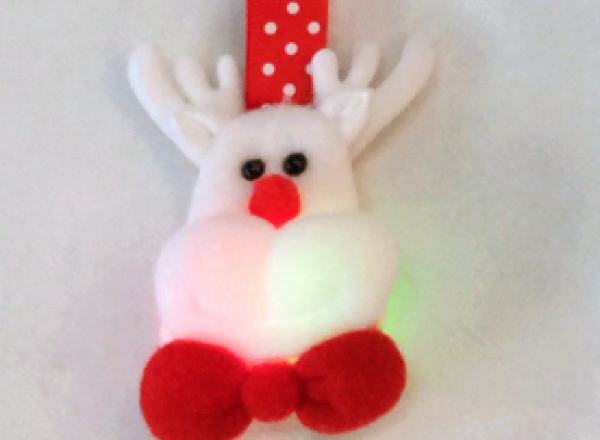 Door hanger with LED