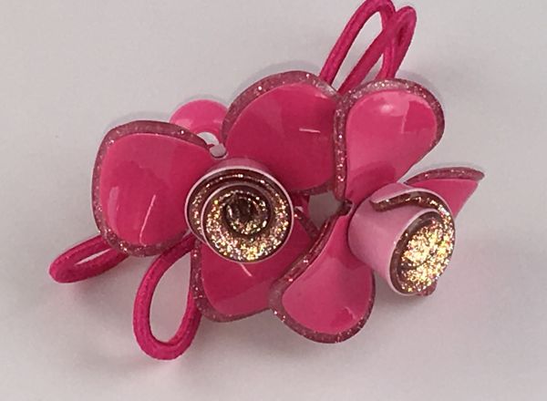 Elastics with flower
