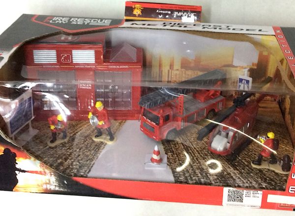 Fire rescue play set