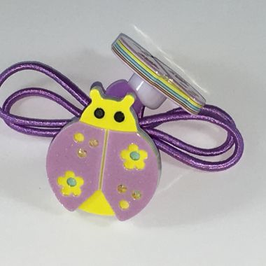 Elastic with ladybird