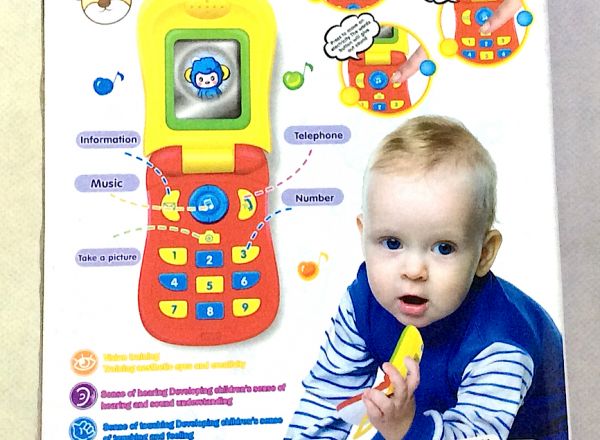 Baby music flip-phone