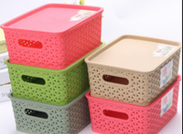 Box for storage with lid 36.5L
