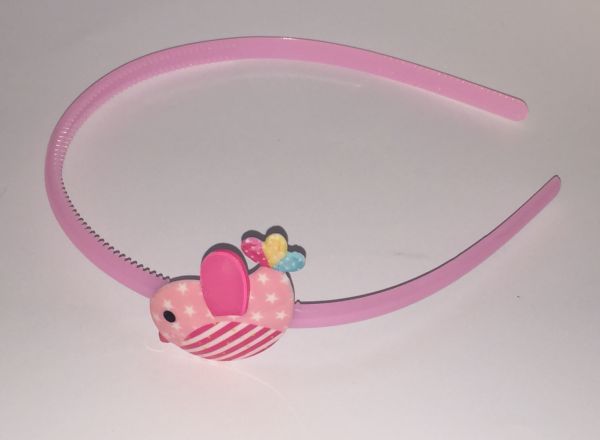 Head band with patterned bird shape