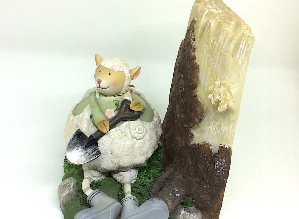 Sheep ornament 16x12 cm
