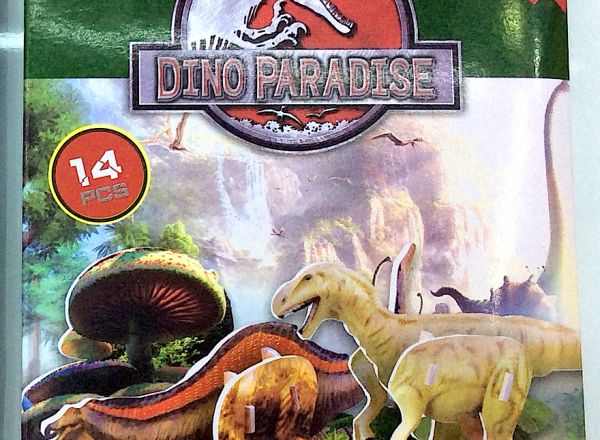 3D puzzle dinosaurs