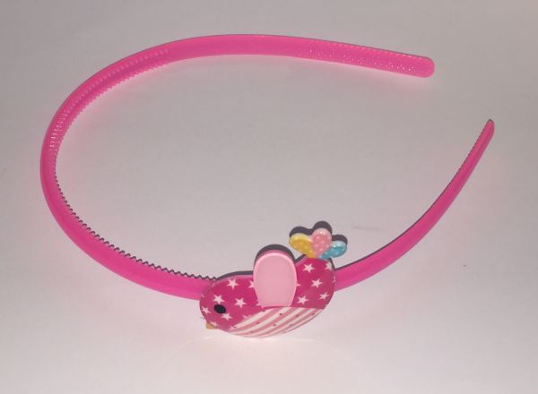 Head band with patterned bird shape