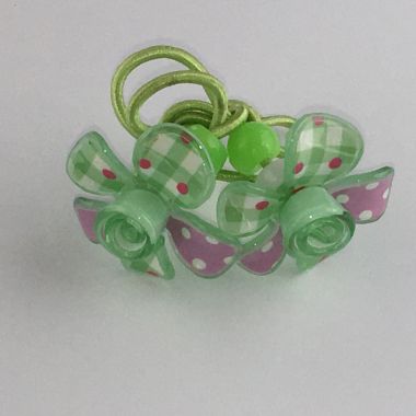 Elastic with flowers
