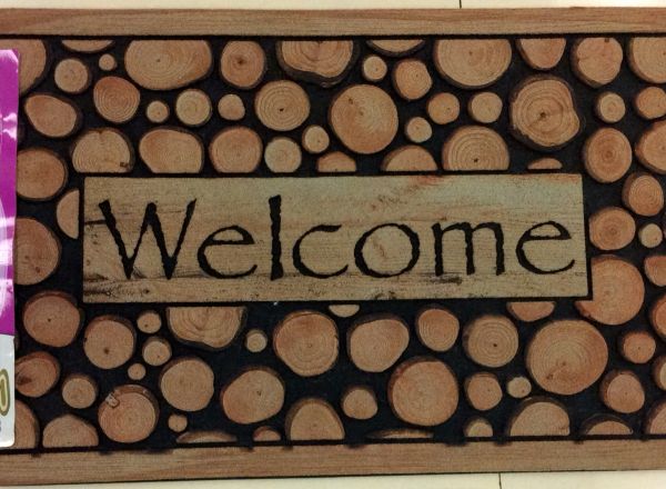 Doormat rubber bottom 45 X 75cm