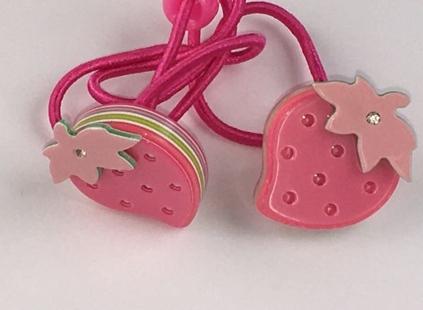 Elastics with strawberry