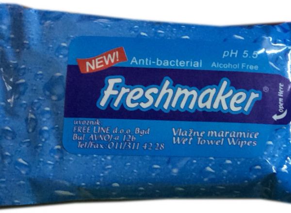 Anti bacterial tissue 15 wipes