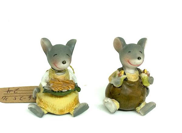 Mouse ornament 6.5x5 cm